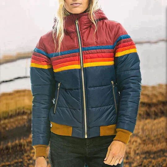 Stella - Retro parka met capuchon voor Dames